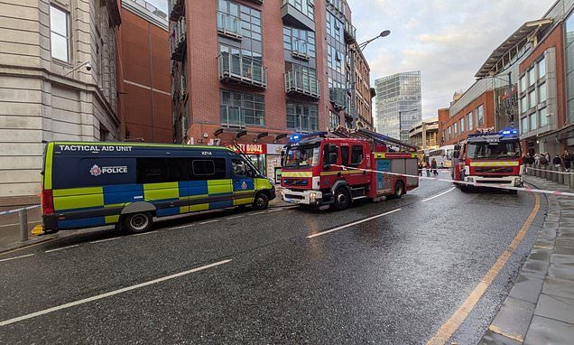 Teenager has 'potentially life-changing injuries' after an 'unknown substance' is thrown at him in Manchester: Man, 19,…
