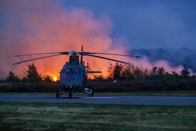 Un feu de forêt se déclare en marge d’un spectacle aérien dans le Limbourg: des feux d’artifice potentiellement en cause