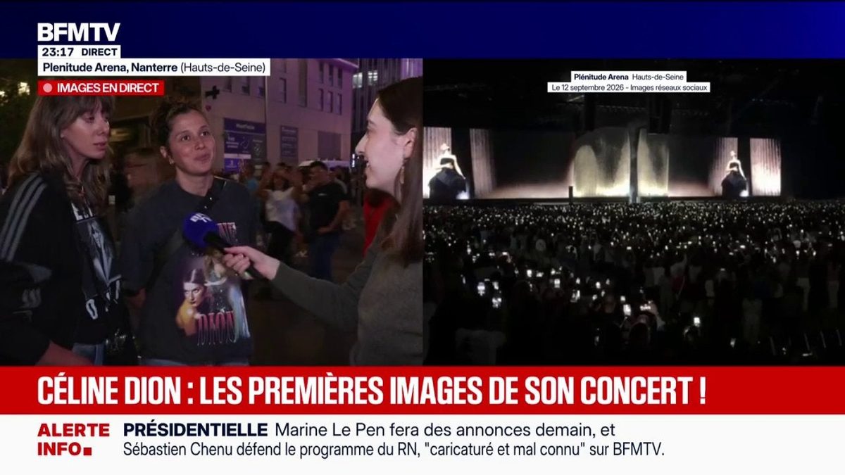 "Exceptionnel": les premières réactions des fans à la sortie du concert de Céline Dion