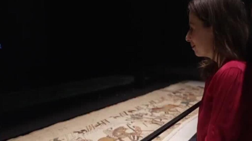 Royaume-Uni : la tapisserie de Bayeux ouvre au public, Londres en pleine "tapestry-mania"