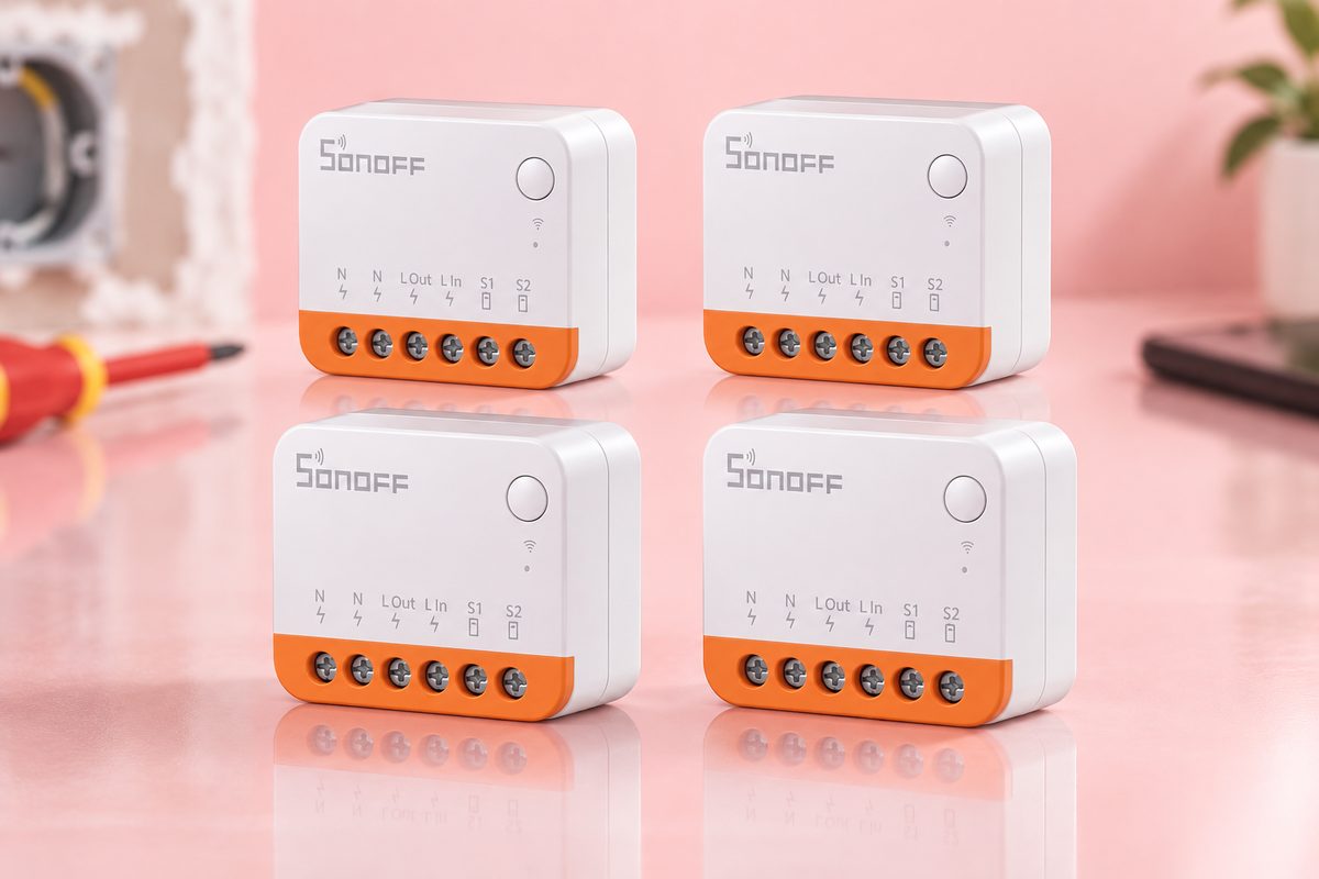 SONOFF MINI R4 al minimo storico di 28,80€, quattro circuiti diventano smart
