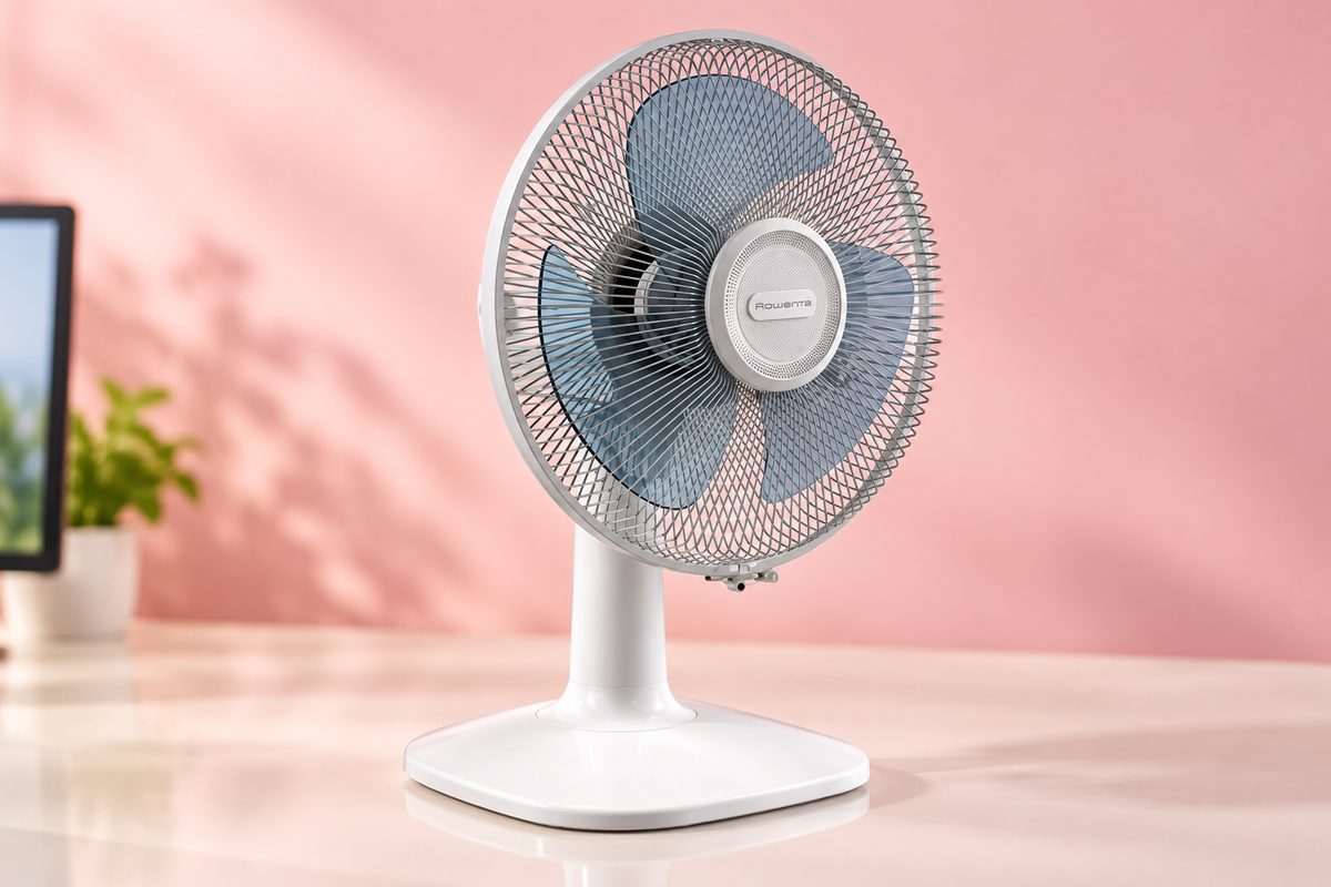 Rowenta Essential+ sotto i 49€, aria fresca mentre lavori o guardi la TV