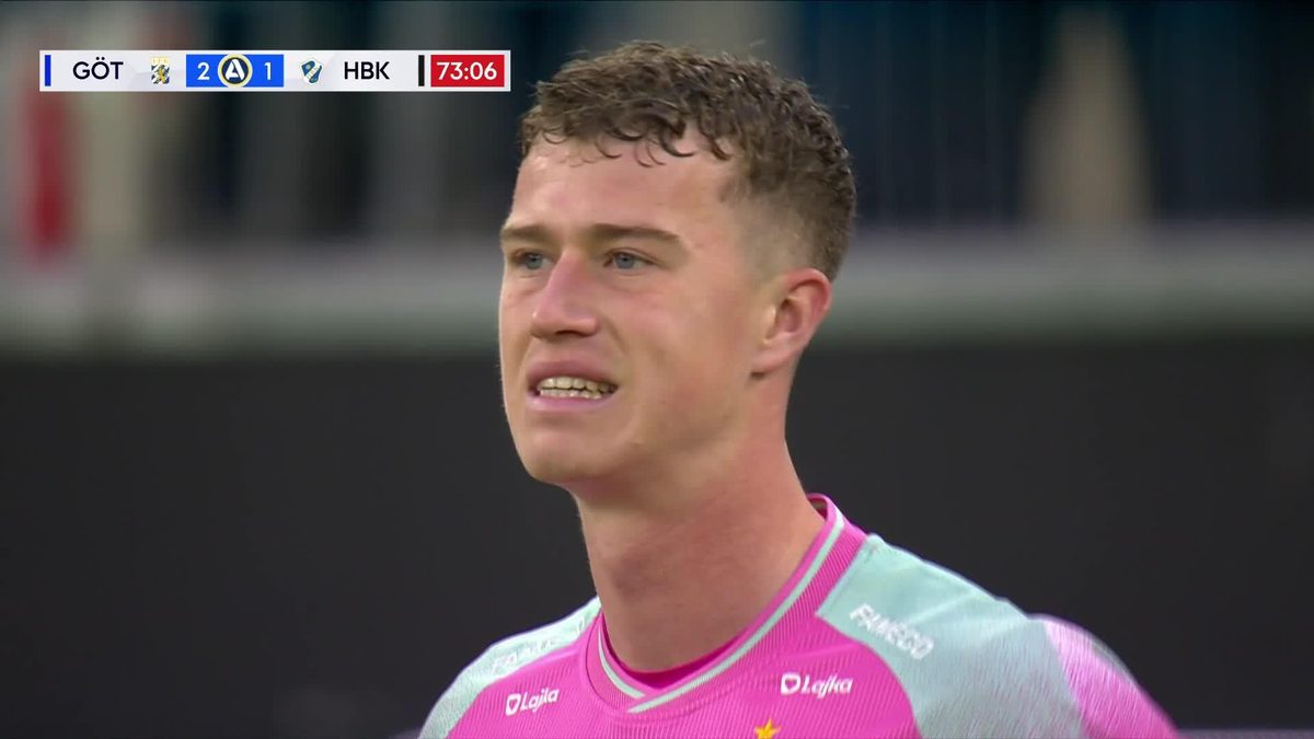 Rocco Ascone med mål mot IFK Göteborg