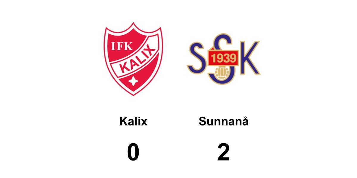 Förlust för Kalix på hemmaplan mot Sunnanå