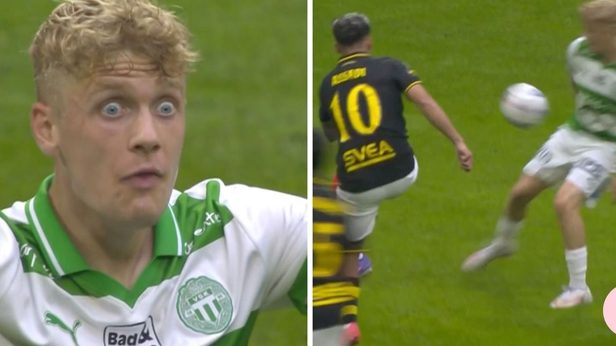 Feldömd straff när AIK tog ledningen