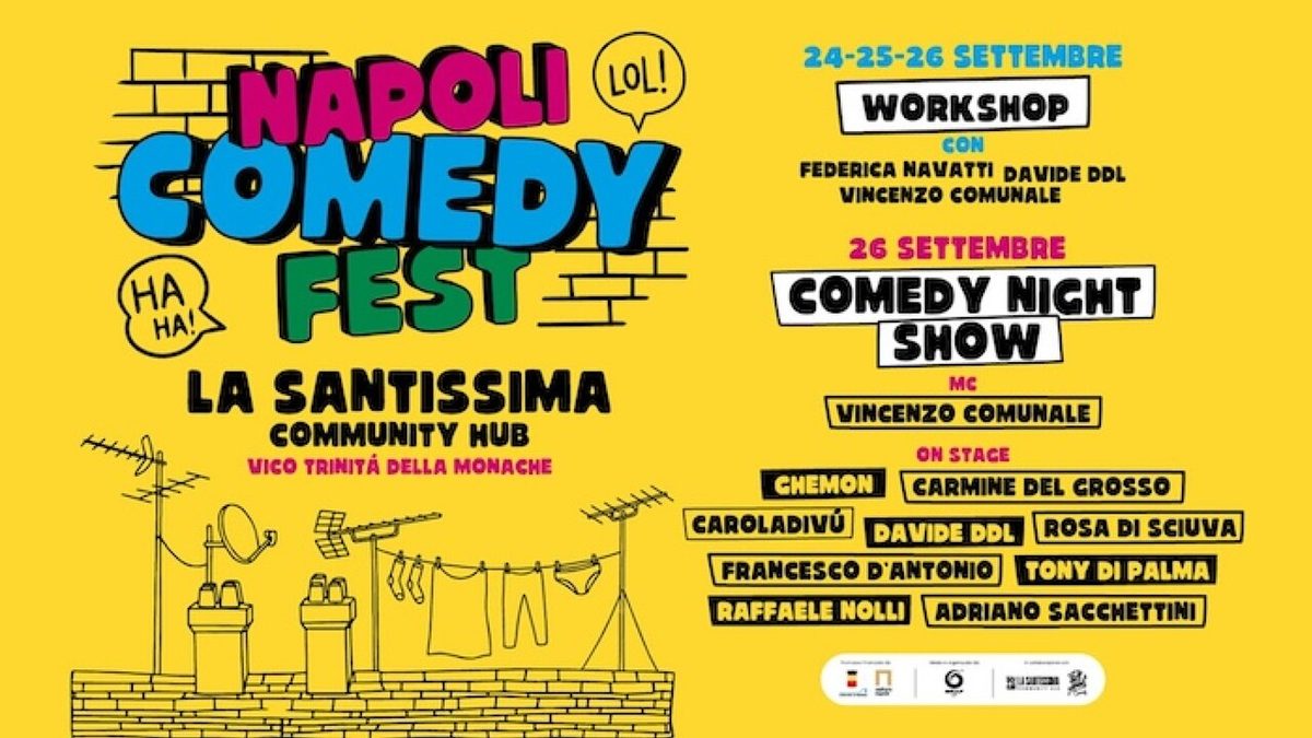 Al debutto il 'Napoli Comedy Fest', ecco la nuova scena comica contemporanea