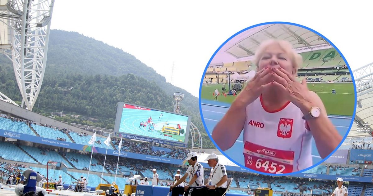 76 medali mistrzostw świata. Trzy złota 81-letniej sprinterki z Polski