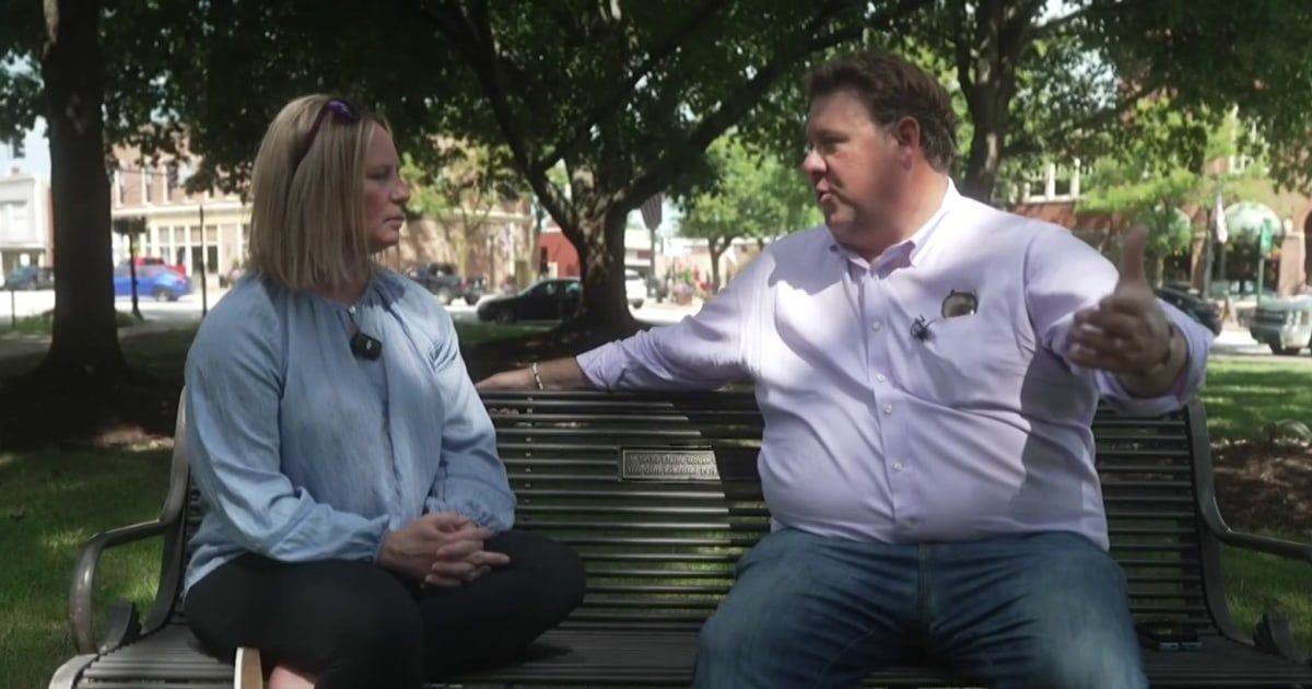 ‘Resign. You’re destroying the country’: Republican voter in key Ohio district slams Trump