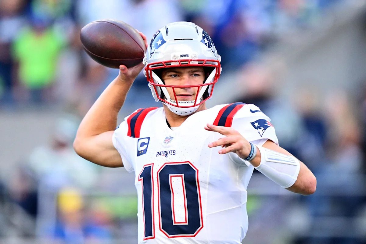 ‘Absolutely no reason’ – Patriots fans call out Drake Maye after game-losing interception in NFL opener
