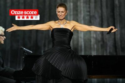 “Oei, ik heb een foutje gemaakt”: de comeback van Céline Dion was vaak straf en erg emotioneel, maar de perfectie bleef…