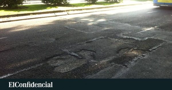 Las reclamaciones por daños en aceras y carreteras de Madrid crecen casi un tercio en los últimos tres años