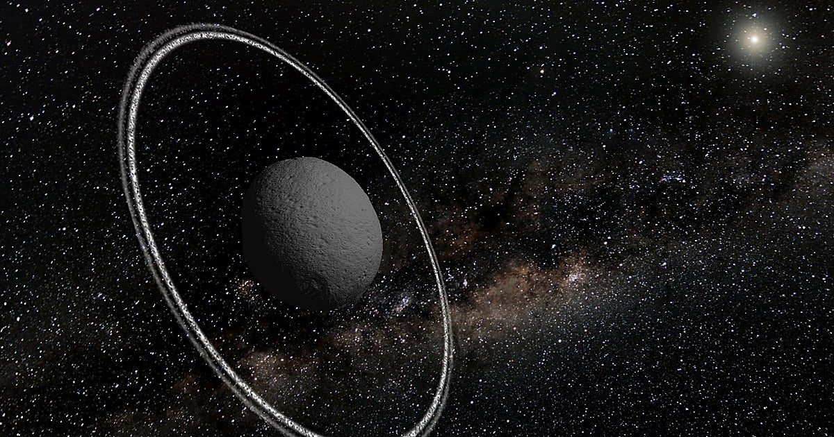 Cariclo, la única roca con anillos del Sistema Solar, podría tener también una luna