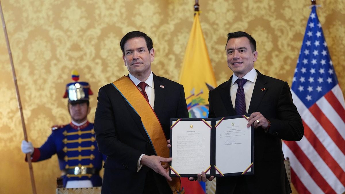 Rubio visits Ecuador as Trump-friendly leader helps the US counterdrug push in the region