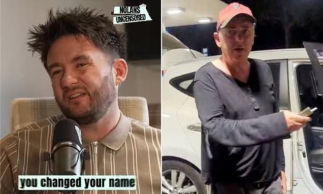 Shane Nolan explains why he changed his name after he grew tired of the constant comparison to his dad Shane Richie - a…