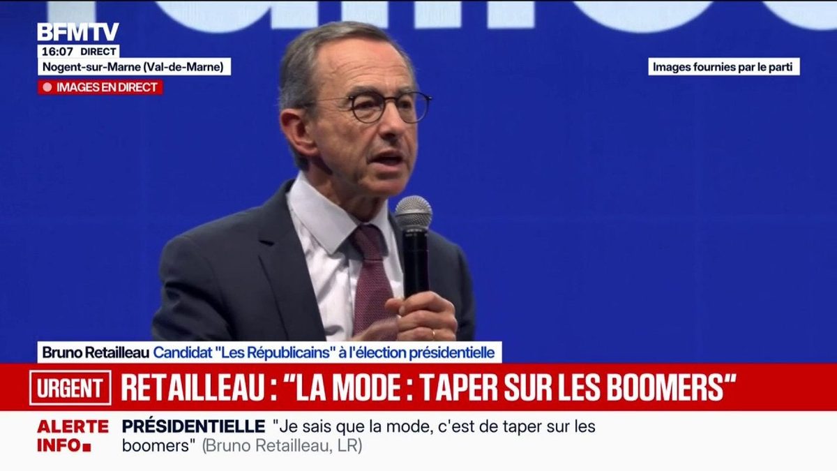 Présidentielle: "Vous, la jeunesse de France, êtes en première ligne du combat qui vient", déclare Bruno Retailleau, ca…