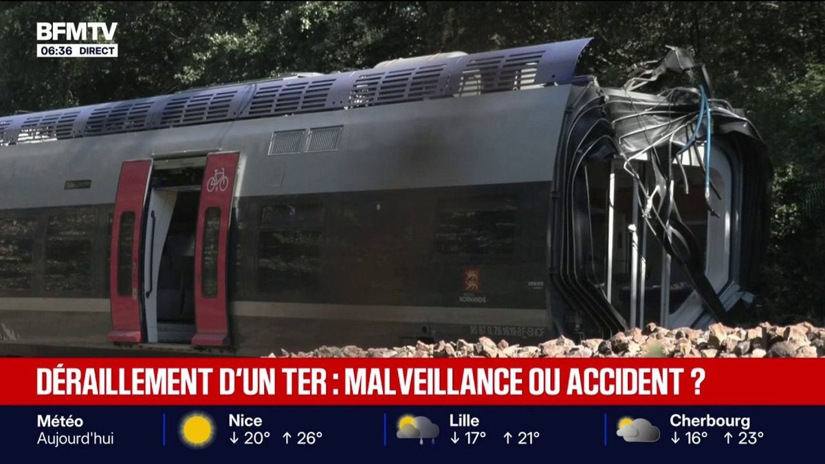 "Mon wagon s'est retrouvé couché": les passagers du train qui a déraillé en Normandie toujours sous le choc