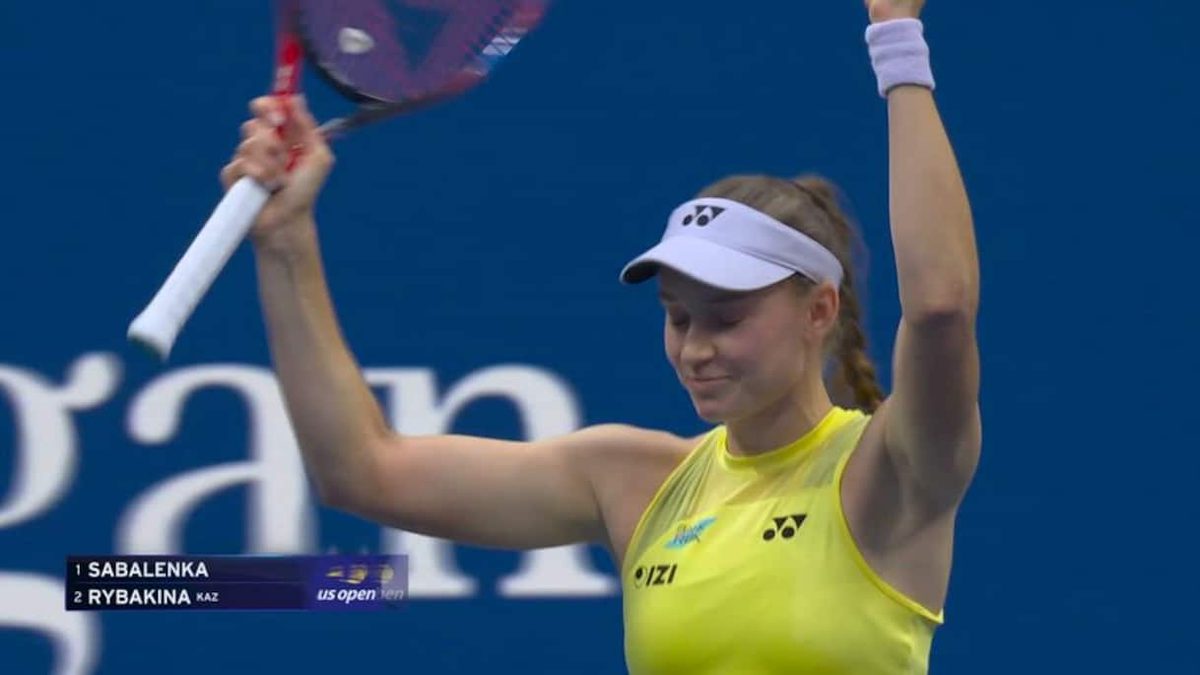 Rybakina vince gli US Open: il match point