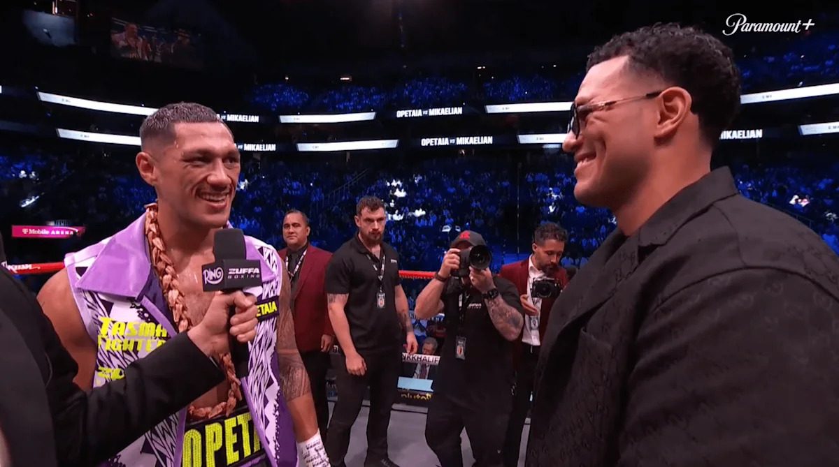 ‘It’s time to kill the bogeyman’: David Benavidez and Jai Opetaia agree to 2027 fight