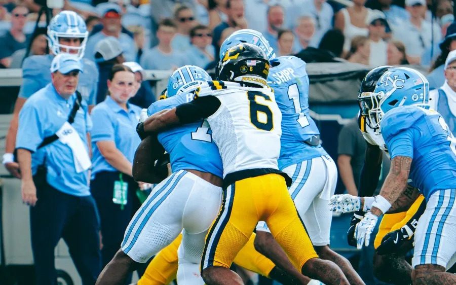 ETSU falls to North Carolina 35-3 in first road test