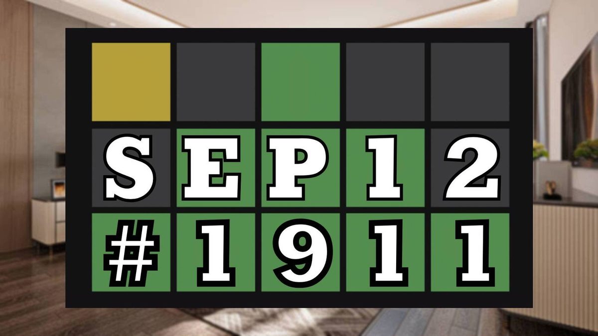 Today's Wordle Hints & Answer - September 12, 2026 (Puzzle #1911)