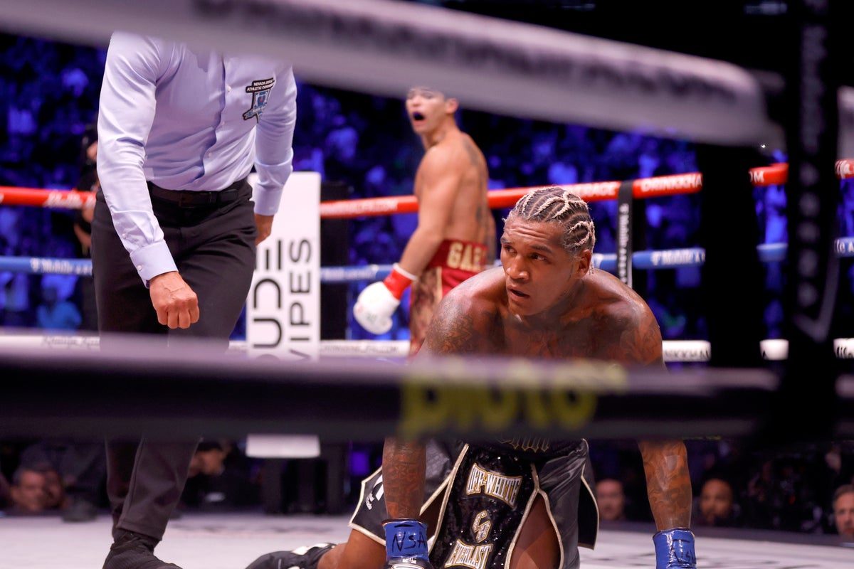 Ryan Garcia wipes out Conor Benn in two rounds in emphatic end to Briton’s world-title dream