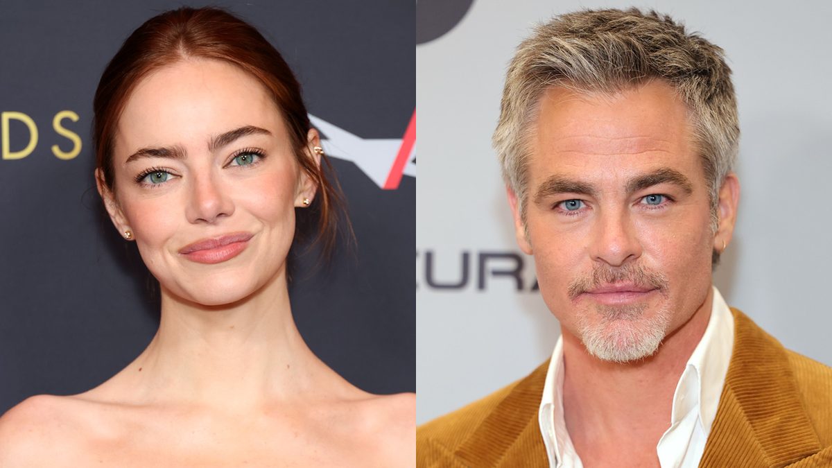Emma Stone & Chris Pine Film Steamy Kiss Scene for New Rom-Com ‘The Catch’