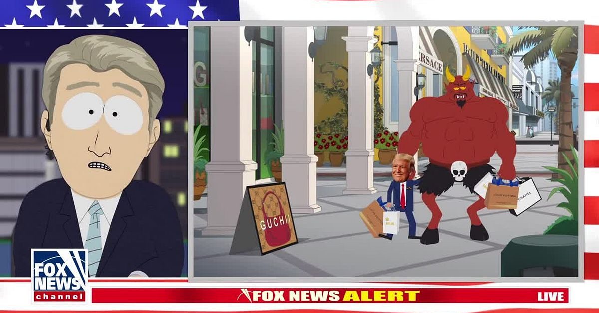 ”South park” blir ”South America” i Trumpkänga