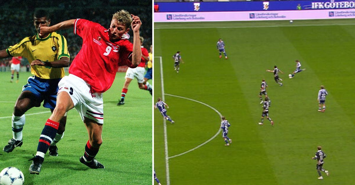 Felix Eriksson fick skottips av Tore André Flo