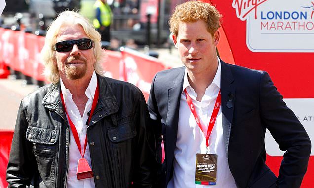 EDEN CONFIDENTIAL: Prince Harry joins Richard Branson at charity bash for Ukraine