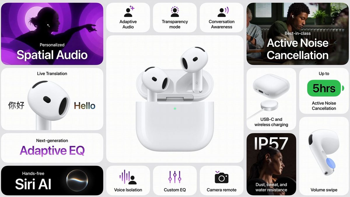 AirPods 5 and AirPods 5 with Wireless Charging are like a greatest hits rollout of AirPods Pro — just without the heari…