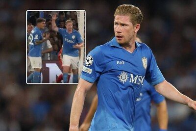 “Il aurait dû suivre son homme”: première titularisation de la saison compliquée pour KDB à Naples