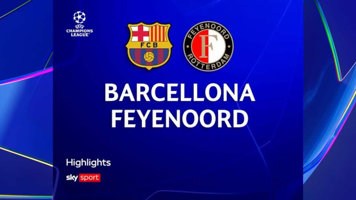Barcellona-Feyenoord 5-1: il video dei gol