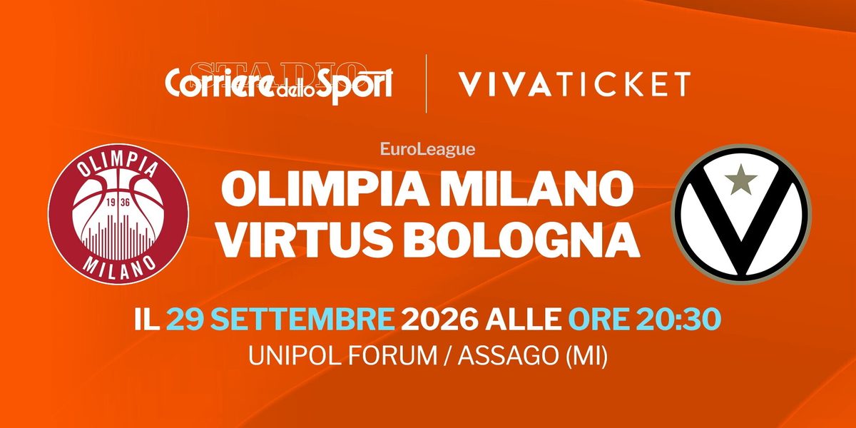 Biglietti EUROLEGA - Olimpia Milano vs Virtus Bologna: dove acquistarli e informazioni