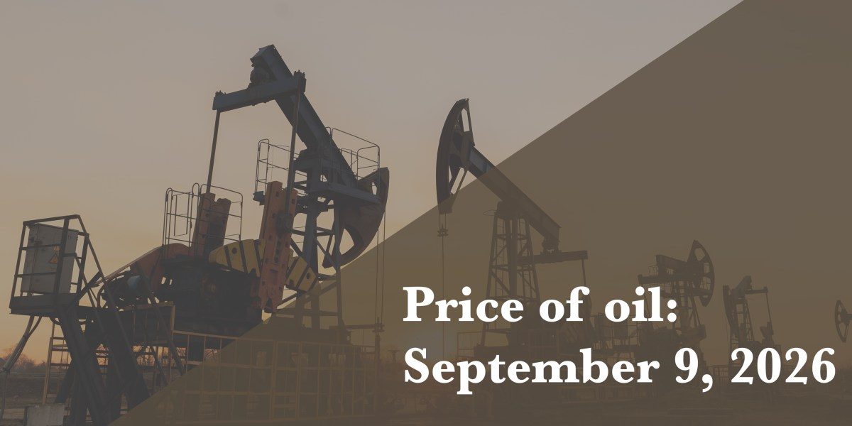 Current price of oil as of September 9, 2026