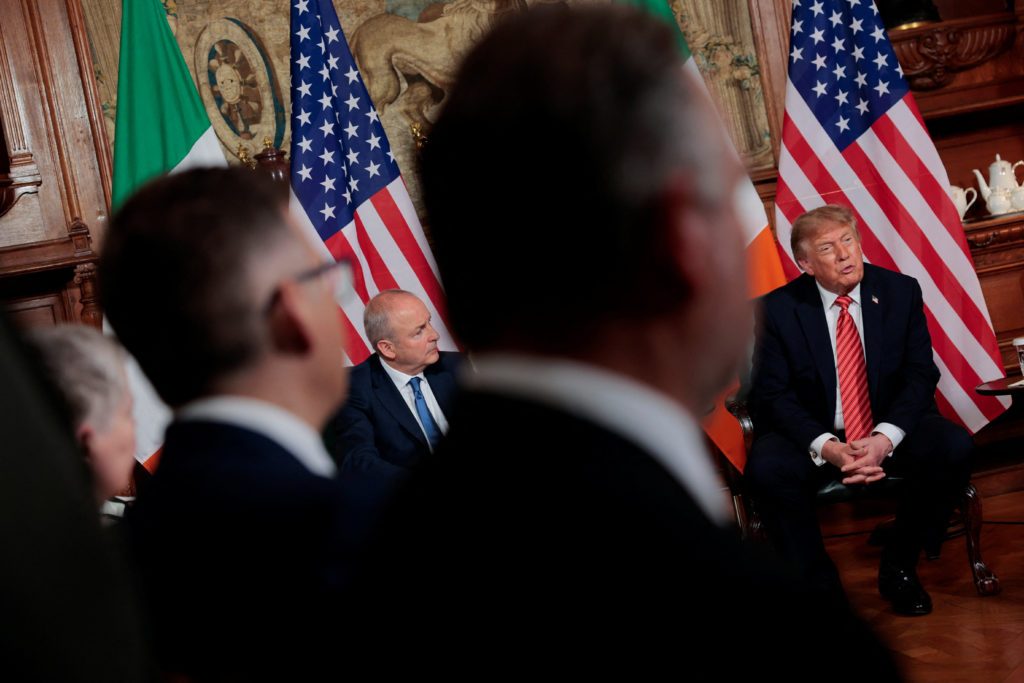 Trump touches a nerve while in Ireland by saying reunification would be 'fantastic'