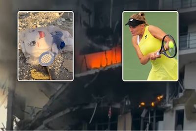 Knuffelbeer met racket onder puin als aangrijpend detail: appartement van Oekraïense tennisster compleet verwoest na Ru…