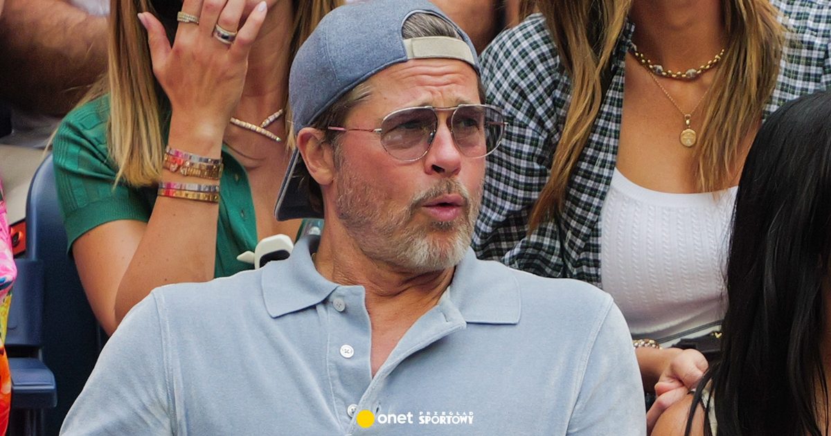 Brad Pitt i inne gwiazdy na finale US Open