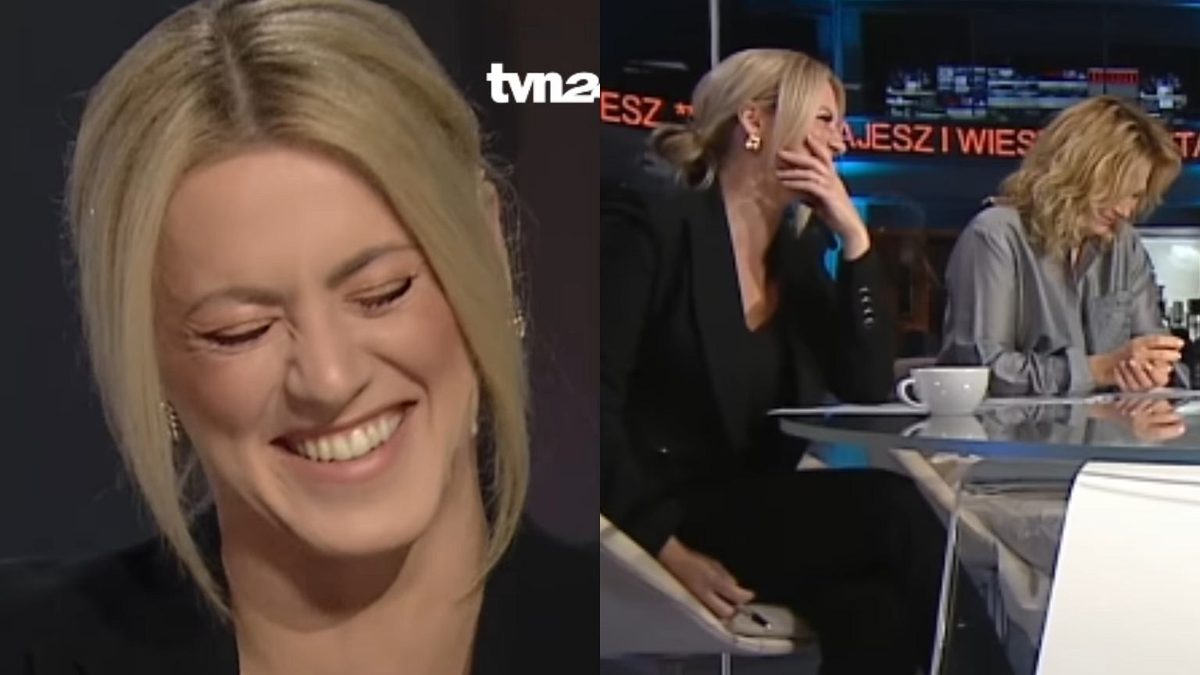 Zaczęło się od niewinnego newsa. Chwilę później prowadzący TVN24 płakali ze śmiechu