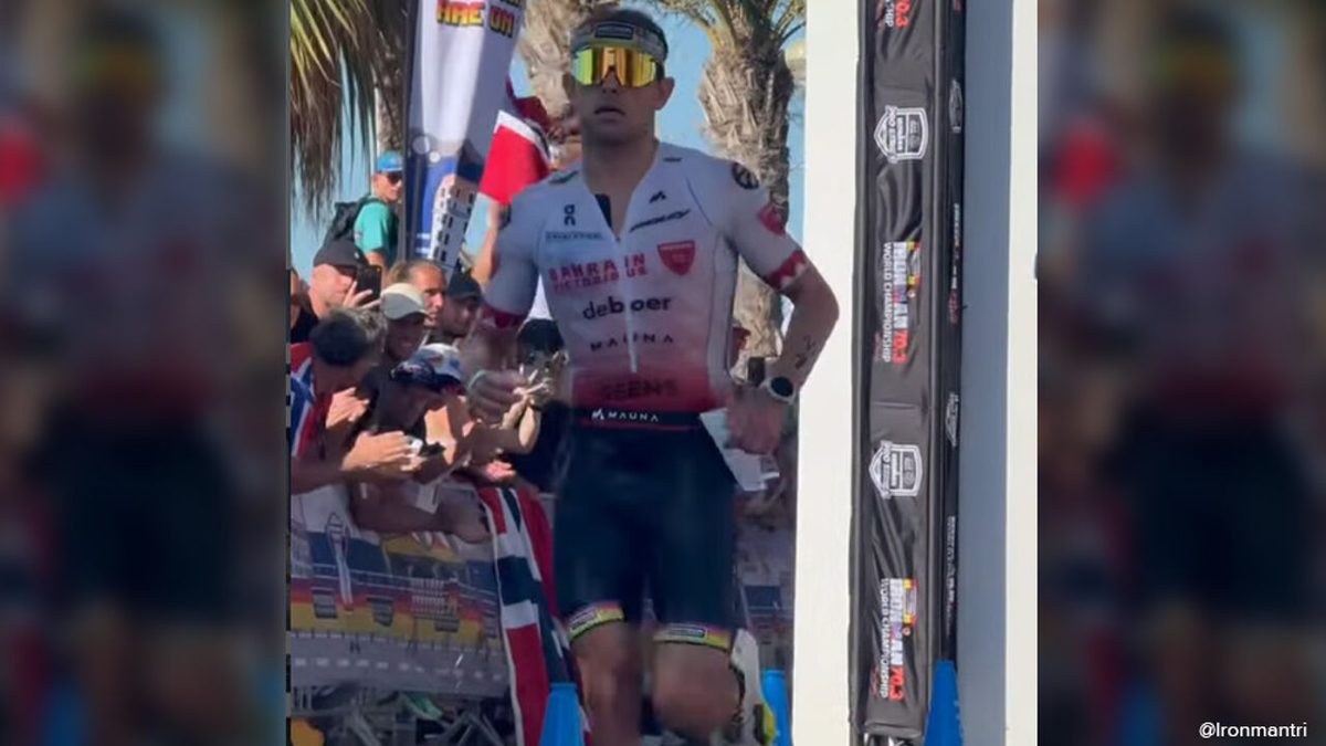 Met verschroeiende halve marathon knalt Jelle Geens naar brons op WK halve Ironman, wereldtitel voor Hayden Wilde