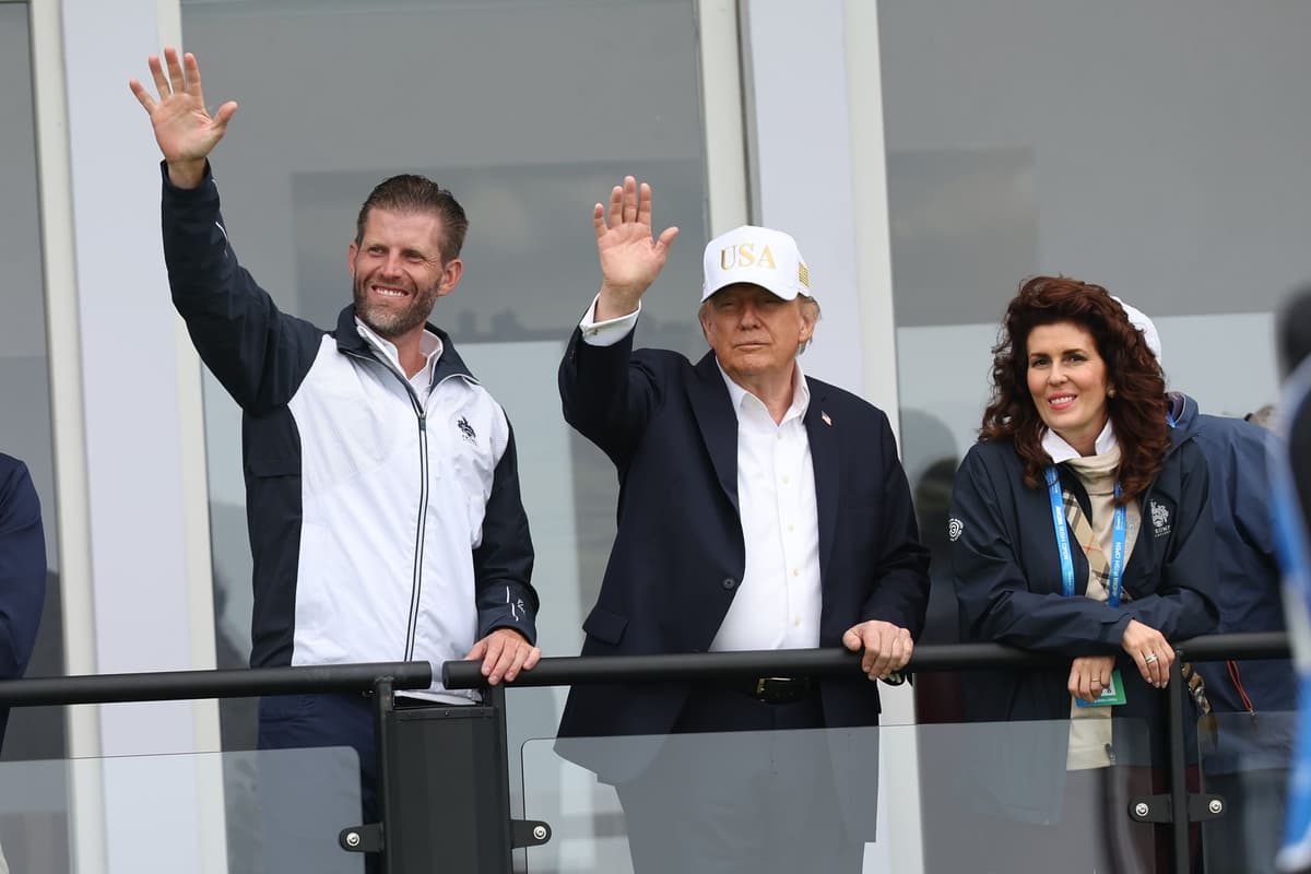 Donald Trump turns focus to golf after sparking row with Irish unity remarks