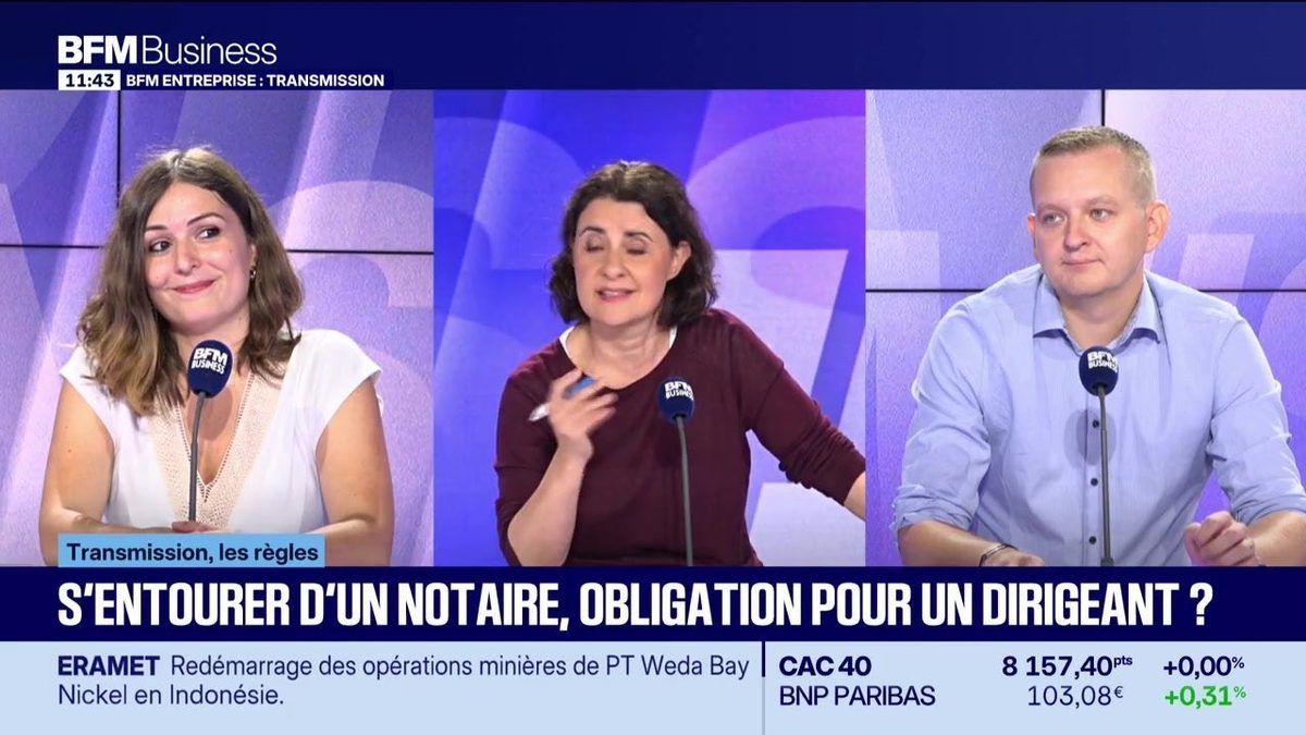 BFM Entreprise - Transmission - Chef d'entreprise, comment gérer une transmission ? - 10/09