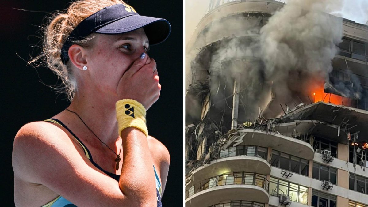Tennisstjärnans hem bombat av Ryssland