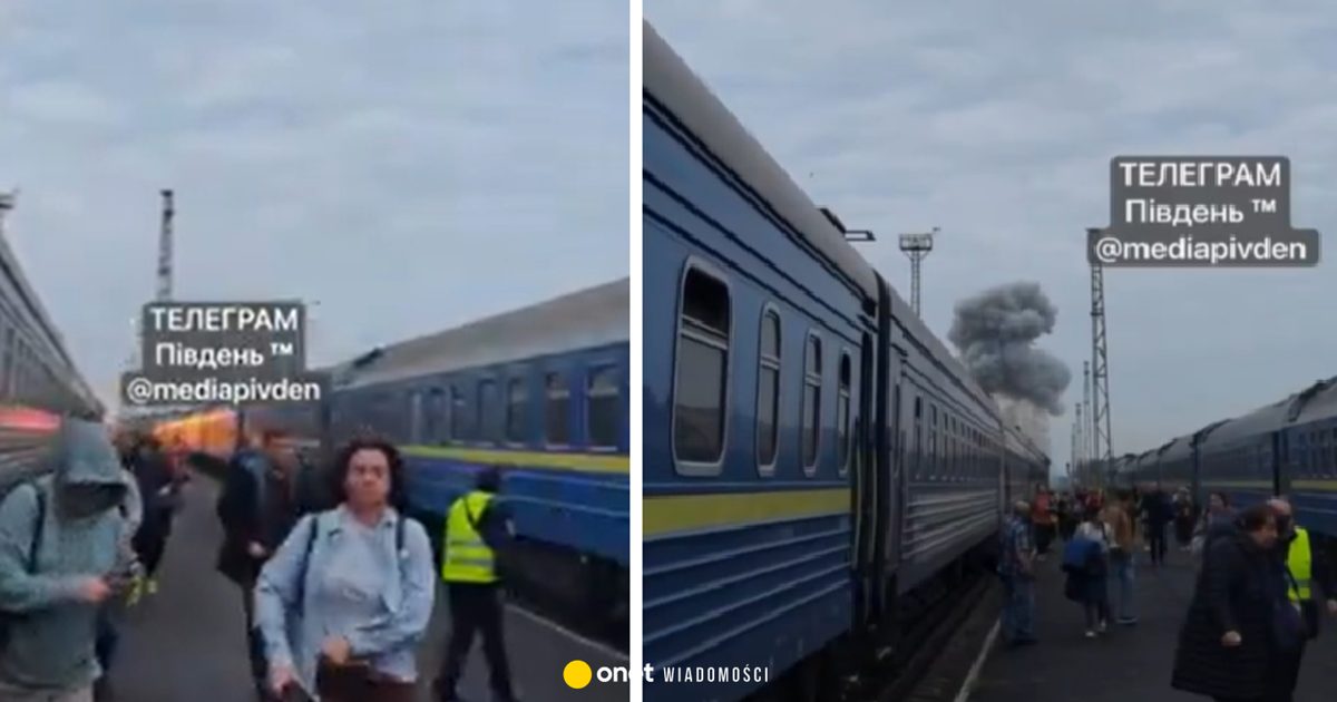 Rosyjski dron uderzył w pociąg relacji Kijów–Warszawa
