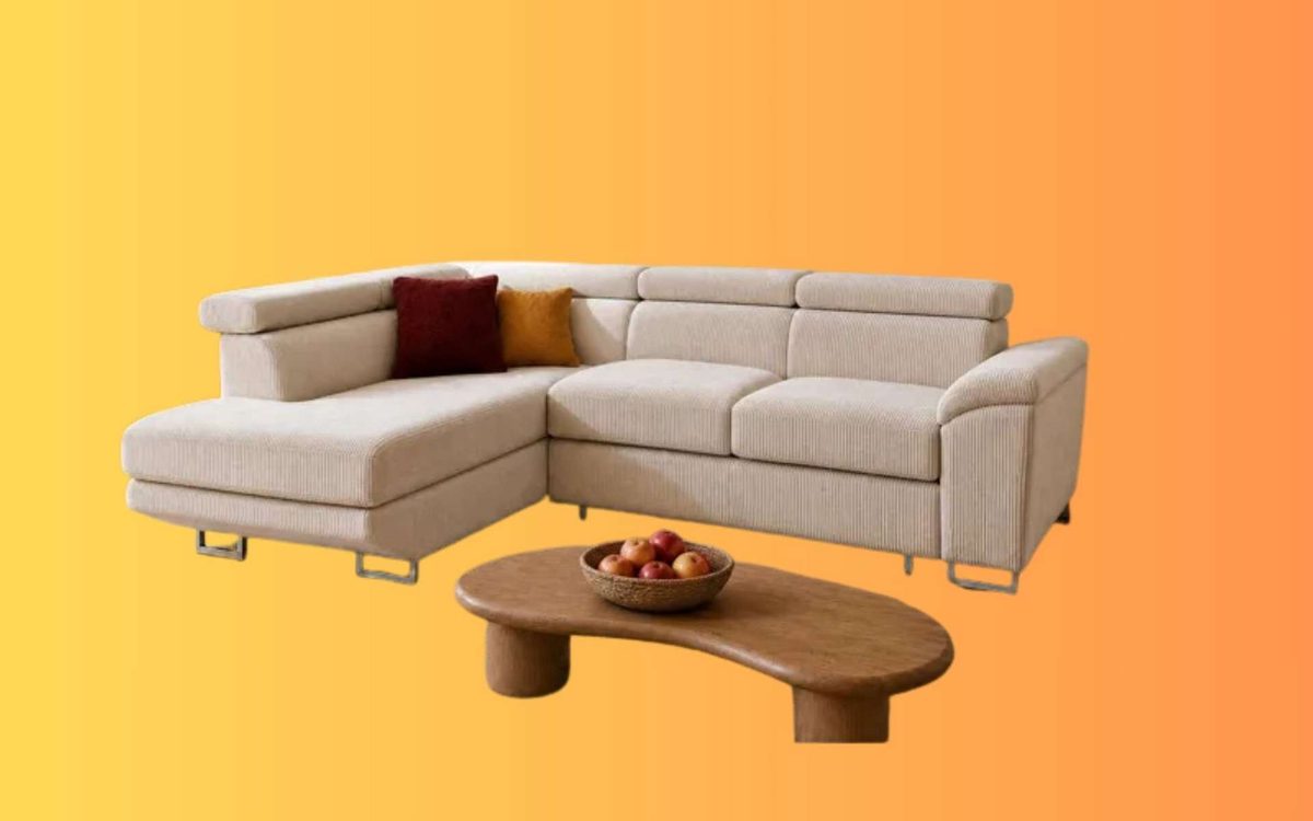 Deux codes promo, 265 € envolés : Cdiscount brade le prix de ce canapé d'angle Baoji