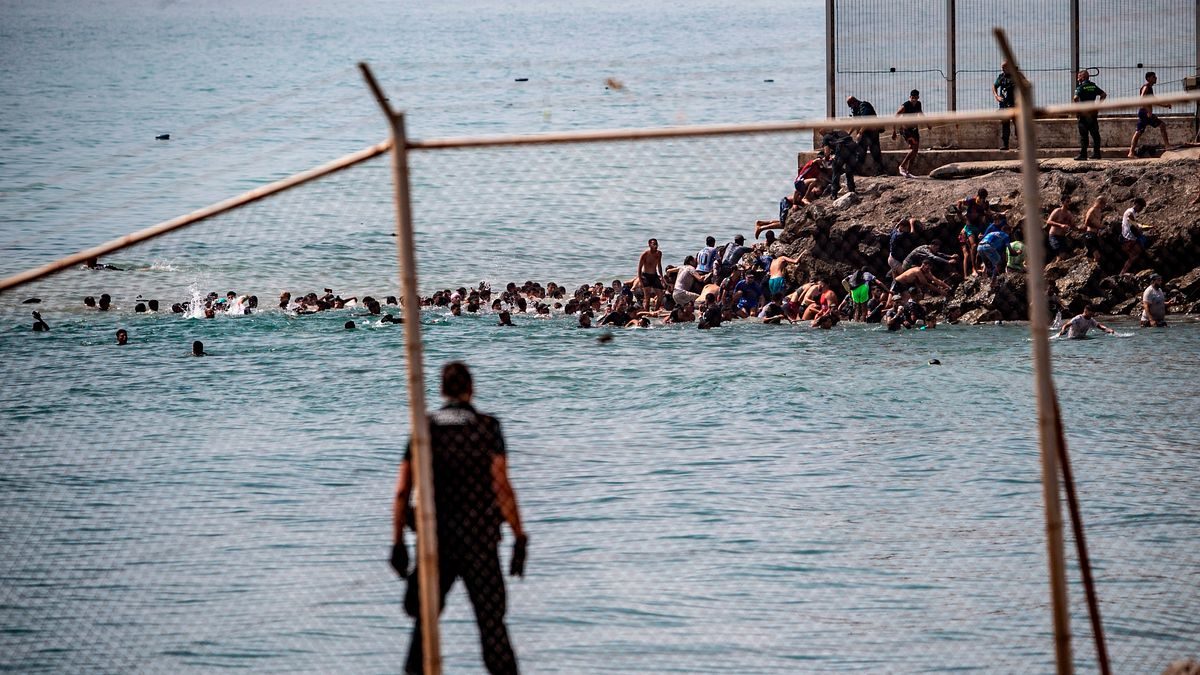 Ilska i Spanien: Var migrantkrisen en attack?