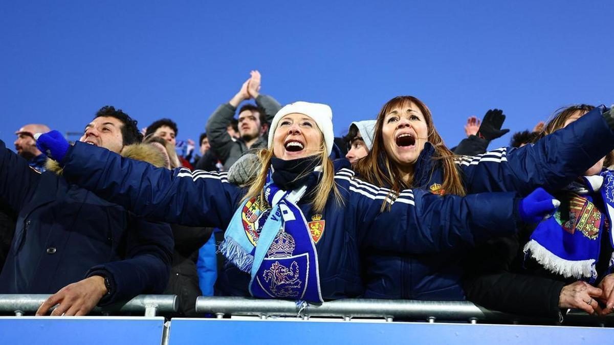 La afición del Real Zaragoza juega en otra categoría