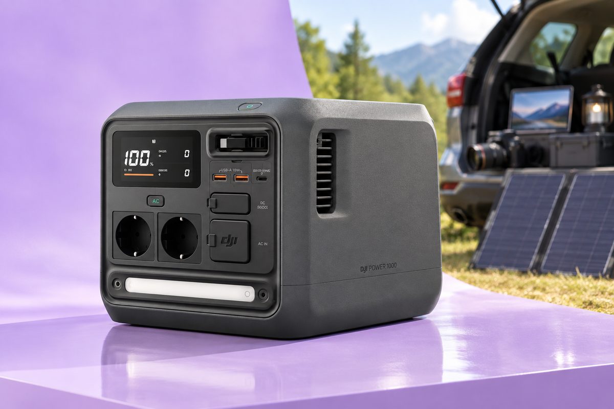 DJI Power 1000 Mini a 628€, 1 kWh compatto per viaggi e blackout