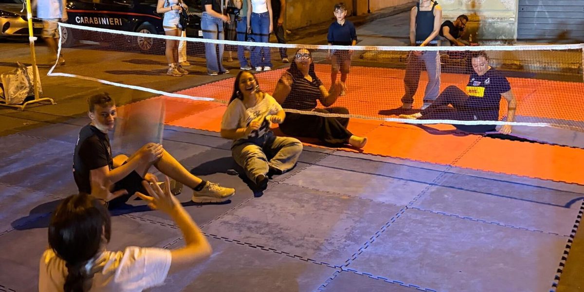 Il sitting volley fra le discipline della Notte Bianca di Sora