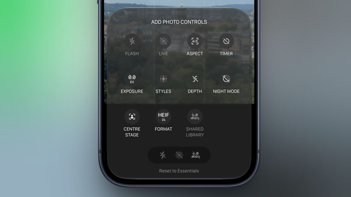 iOS 27 RC Adds Long-Rumored Camera App Controls Customization