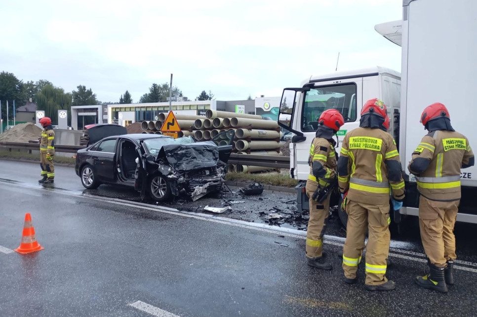 Tragiczny wypadek w Wieliczce. Nie żyje 29-latek, nie miał szans z ciężarówką